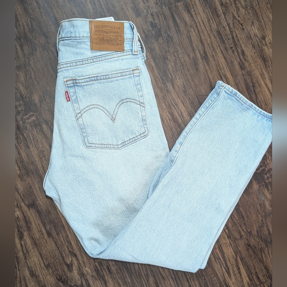 Levi's Light Blue Straight Leg Jeans